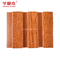 Wood Grains Wall Panel Pvc ตกแต่งภายใน WPC Factory Wood Sale Waterproof classic Red mood