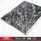 กระเบื้องเพดานสำหรับตกแต่งหินอ่อนลายหินอ่อนสีดำ / PVC