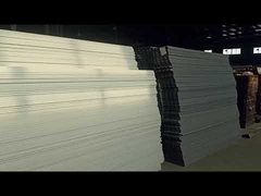 ระบบออแกไนเซอร์โรงรถ PVC Slatwall สำหรับงานหนักกันน้ำพร้อมอุปกรณ์เสริม 4 X 8