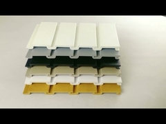 ผนังระแนงโรงรถ สี ขาว เทา ดำ