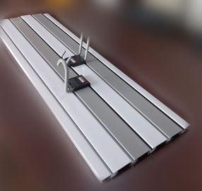 สีขาว ทนทาน แผ่นผนังสล็อต แผ่นโรงรถ pvc การตกแต่งภายใน