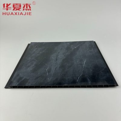 ขายดีที่สุด พิมพ์แผ่นมาร์บอร์ pvc สีดํา แผ่นผนัง pvc สีสว่างสูง และเพดานเพดานอพาร์ทเมนต์ตกแต่ง