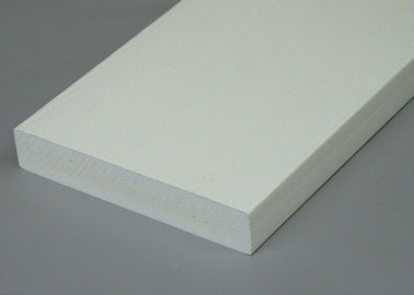 แผ่นแยก PVC แบบรีไซเคิลขนาด 5/4 x 6 สีขาวสำหรับตกแต่งภายใน