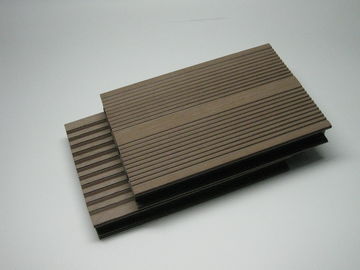 PVC Composite Foam Outdoor Deck Flooring Board สำหรับร้านกาแฟ