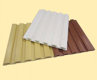 ราคาดี ไม้พลาสติกคอมโพสิต Wpc ผนังอาคารสี่ร่อง Mouldproof ออนไลน์