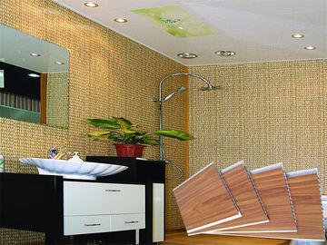 ราคาดี กันน้ำไม้ปั๊มพลาสติกพีวีซีผนังแผ่น Toliet CE SGS ออนไลน์