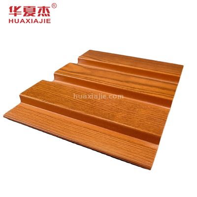 เม็ดไม้ Pvc Wpc ผนังภายในตกแต่งกันน้ำอารมณ์สีแดงคลาสสิก