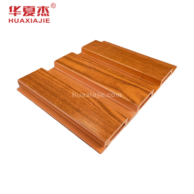 เม็ดไม้ Pvc Wpc ผนังภายในตกแต่งกันน้ำอารมณ์สีแดงคลาสสิก