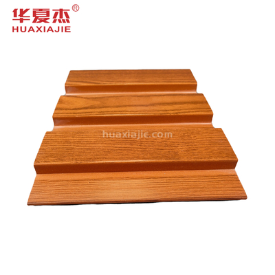 เม็ดไม้ Pvc Wpc ผนังภายในตกแต่งกันน้ำอารมณ์สีแดงคลาสสิก
