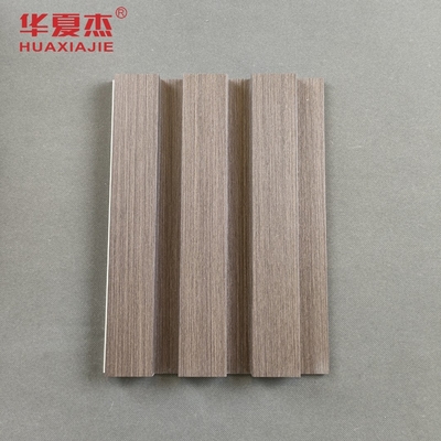ลายไม้ WPC Wall Panel สำหรับตกแต่งผนังในร่ม / กลางแจ้ง