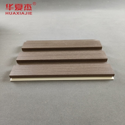 ลายไม้ WPC Wall Panel สำหรับตกแต่งผนังในร่ม / กลางแจ้ง
