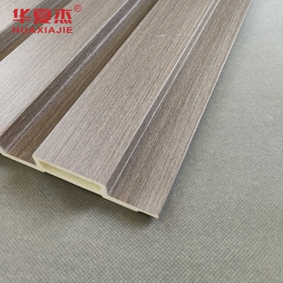 ลายไม้ WPC Wall Panel สำหรับตกแต่งผนังในร่ม / กลางแจ้ง