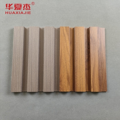 ไม้พลาสติกคอมโพสิต WPC Wall Panel สำหรับสวนสาธารณะทนทานและเป็นมิตรกับสิ่งแวดล้อม