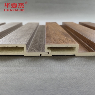 ไม้พลาสติกคอมโพสิต WPC Wall Panel สำหรับสวนสาธารณะทนทานและเป็นมิตรกับสิ่งแวดล้อม