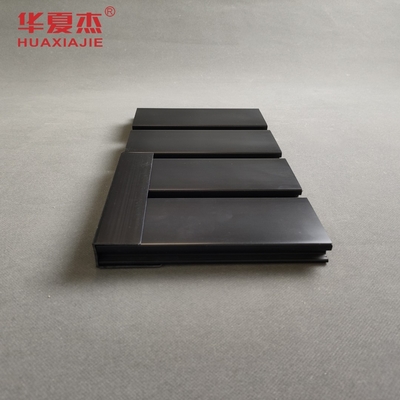 แผงไม้ระแนง PVC คุณภาพสูง วัสดุตกแต่งแผงโรงรถในร่ม