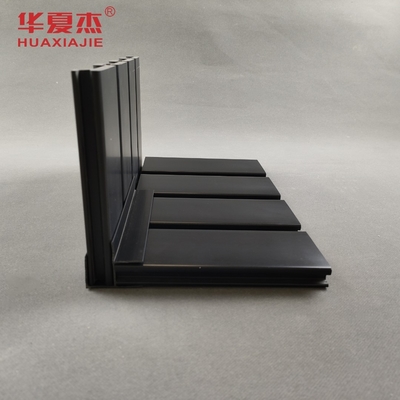 แผงไม้ระแนง PVC คุณภาพสูง วัสดุตกแต่งแผงโรงรถในร่ม