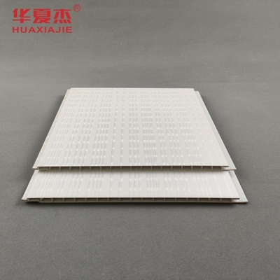 แผ่นผนัง PVC พร้อมแผ่นฝ้าเพดานพีวีซีลามิเนตแผงตกแต่งกันน้ำ