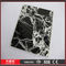 กระเบื้องเพดานสำหรับตกแต่งหินอ่อนลายหินอ่อนสีดำ / PVC