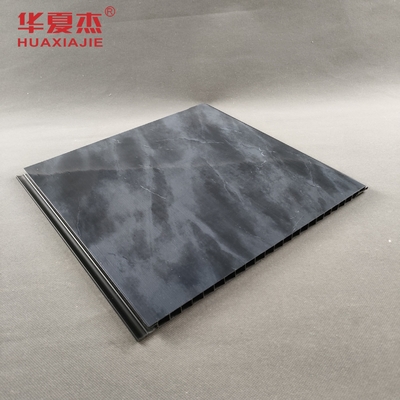 แผ่นผนัง PVC สีดํา มาร์บอร์ลสว่าง พิมพ์ตกแต่ง แผ่นผนัง PVC สําหรับสํานักงานหรือโรงแรม