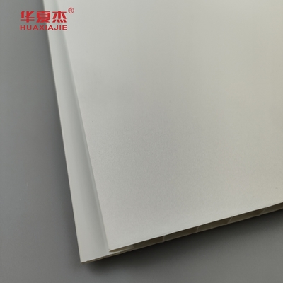 ค ณภาพส ง Frosted Pure White Elegant Laminated Pvc Wall Panel แผนผนัง Pvc ประกอบภายใน สําหรับการตกแต่ง