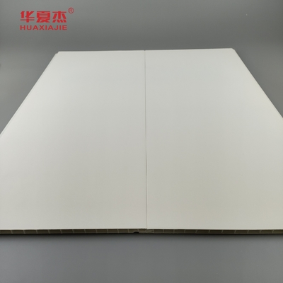 ค ณภาพส ง Frosted Pure White Elegant Laminated Pvc Wall Panel แผนผนัง Pvc ประกอบภายใน สําหรับการตกแต่ง