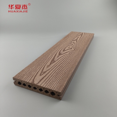 Anti UV Decking Tiles Wood Grain Wpc Outdoor Decking Floor Co-extruded Hollow Deck พื้นพื้นพื้นหลังหลังหลังหลังหลังหลังหลังหลังหลังหลัง