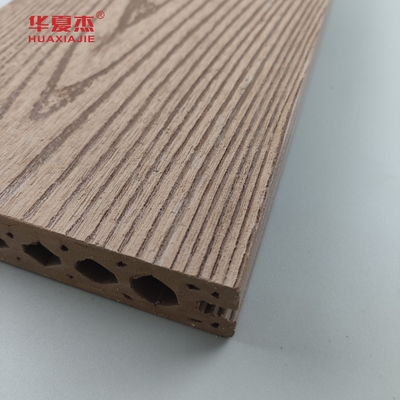 Anti UV Decking Tiles Wood Grain Wpc Outdoor Decking Floor Co-extruded Hollow Deck พื้นพื้นพื้นหลังหลังหลังหลังหลังหลังหลังหลังหลังหลัง