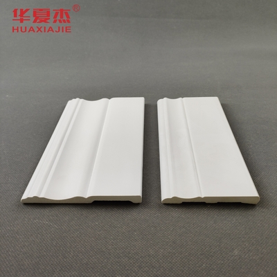 1 "x 4" Trim Plank กันน้ำ PVC Trim Profile สำหรับการตกแต่งภายในไม่มีการแปรปรวน