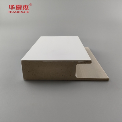 ทนทาน White Cape Flat Casing J Channel White Smooth Surface Wpc กรอบประตูตกแต่งภายใน