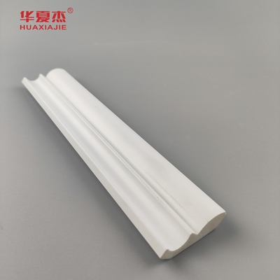 คุณภาพสูง 25/64 x1-39/64 พีวีซีมอล์ดมังกรสีขาว โปรไฟล์ pvc กันน้ําตกแต่งภายในอาคาร