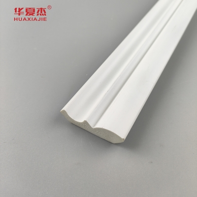 คุณภาพสูง 25/64 x1-39/64 พีวีซีมอล์ดมังกรสีขาว โปรไฟล์ pvc กันน้ําตกแต่งภายในอาคาร