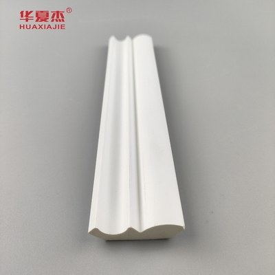 คุณภาพสูง 25/64 x1-39/64 พีวีซีมอล์ดมังกรสีขาว โปรไฟล์ pvc กันน้ําตกแต่งภายในอาคาร