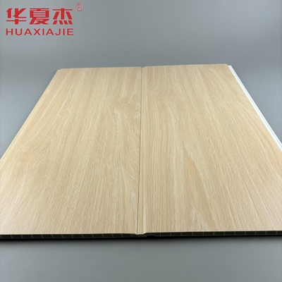พานผนัง pvc สีโอคแบบโมเดิร์น ปานภายใน pvc แบบ U วัสดุสร้างที่กันความชื้น