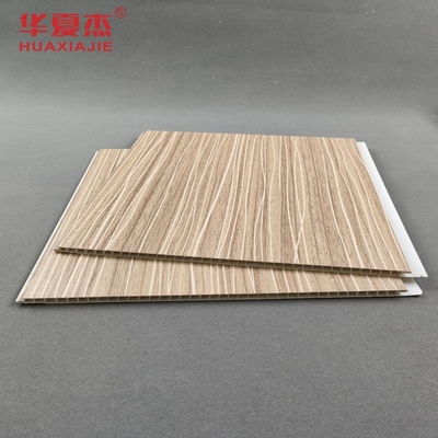 โมเดิร์น ดีไซน์ พีวีซี แผ่นผนัง laminated 250x5mm พีวีซี ผนังเมล็ดไม้ สําหรับตกแต่งห้องนั่งเล่น