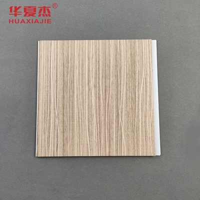 โมเดิร์น ดีไซน์ พีวีซี แผ่นผนัง laminated 250x5mm พีวีซี ผนังเมล็ดไม้ สําหรับตกแต่งห้องนั่งเล่น