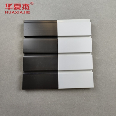 ความทนทานต่อการกระแทกที่ดี PVC Slatwall การจัดเก็บที่ทนทานและมีสไตล์