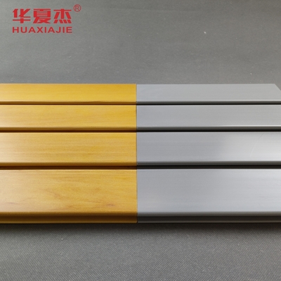 แผ่นผนังสล็อต PVC ขนาด 300 มม x 17 มม มีความยาวที่กําหนดเองและมีความทนต่อการกระแทกที่ดี