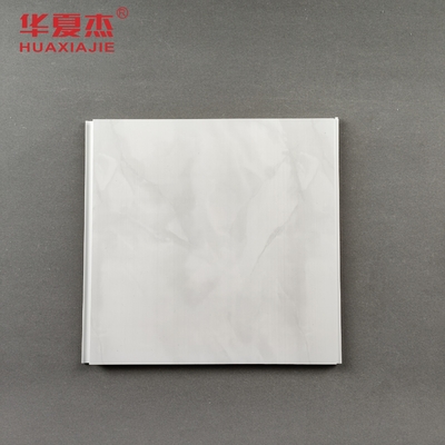 แผ่นเพดาน PVC ทนทาน แผ่นผนังมาร์บอร์ม PVC บ้านตกแต่งภายใน
