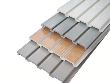 ราคาดี Slatwall โรงรถพลาสติกที่แข็งแกร่งแผงสีขาวสีเทาสีร่องเรียบ ออนไลน์