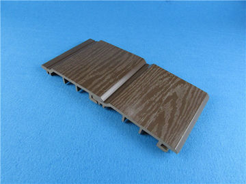 ราคาดี Mouldproof Wood Plastic Composite WPC ผนังภายนอกอาคารสีเทา ออนไลน์