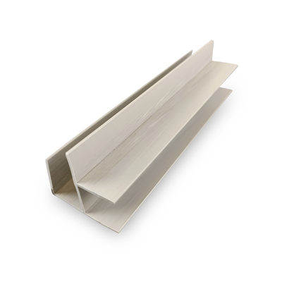มุมปั้น Pvc Slatwall แผงสีขาวสีดำสีเทาตกแต่ง