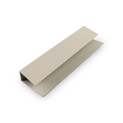 End Cap Moulding Pvc Slatwall แผงตกแต่งสีขาวสีดำสีเทา