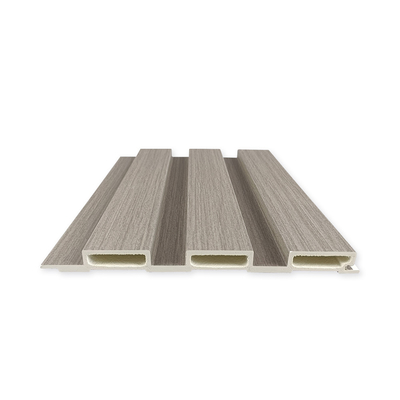 Water Proof Grooved Wpc ผนังแผงลามิเนตสีไม้สำหรับภายใน Indoor