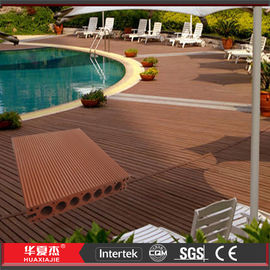 ราคาดี พื้นไม้ WPC Composite Brushed / นูน WPC 140 * 25mm กันน้ำสำหรับลาน ออนไลน์