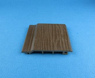 ราคาดี Mothproof Exterior Decoration WPC Wall Panel สีน้ำตาลทนต่อสภาพอากาศ ออนไลน์