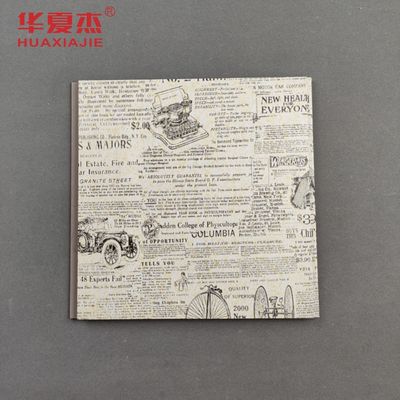 แผ่นผนัง PVC กันน้ํา / กันเสียง ด้วยการรักษาพื้นผิวที่พิเศษ