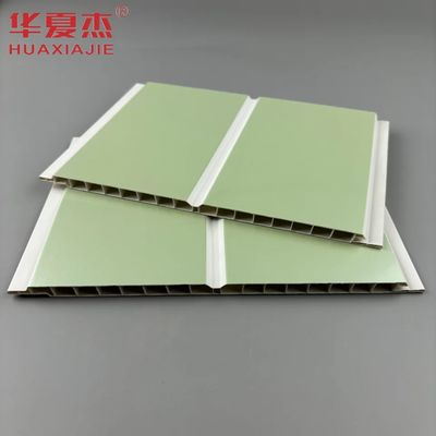 200 มิลลิเมตร กันน้ํา พีวีซี แผ่นผนัง สีเขียว ร้อน Stamping พีวีซี แผ่นตกแต่งบ้าน