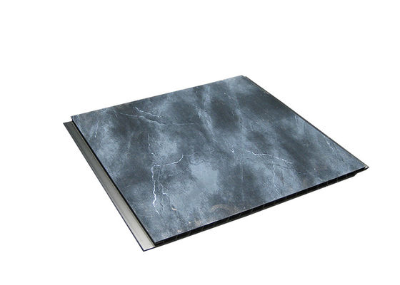 ราคาดี แผงผนัง PVC ลายหินอ่อนสีดำลายรังผึ้ง สำหรับห้องซักรีด, แผงผนังลายแถบสำหรับห้องอาบน้ำ ออนไลน์