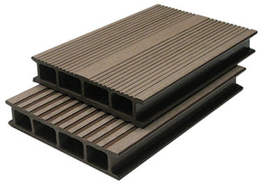 ราคาดี Anti-Corrosion WPC พื้นระเบียงคอมโพสิตสำหรับ Cafe Groove WPC Decking ออนไลน์