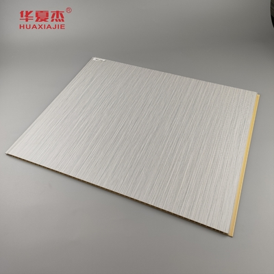 ราคาดี Indoor Wall Decoration Livingroom Wpc Wall Panel In 600x9mm Laminated Wood Grain ออนไลน์
